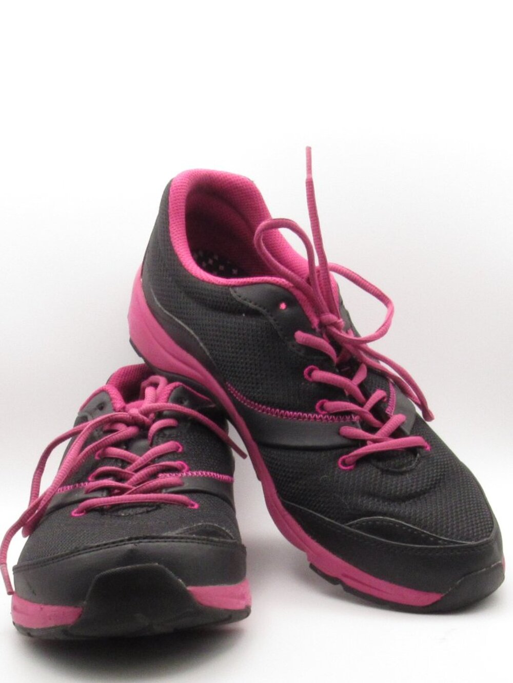 Vionic Pink and Black Kona Womens Walking Shoes Sneakers Size 11 Excellent Cond